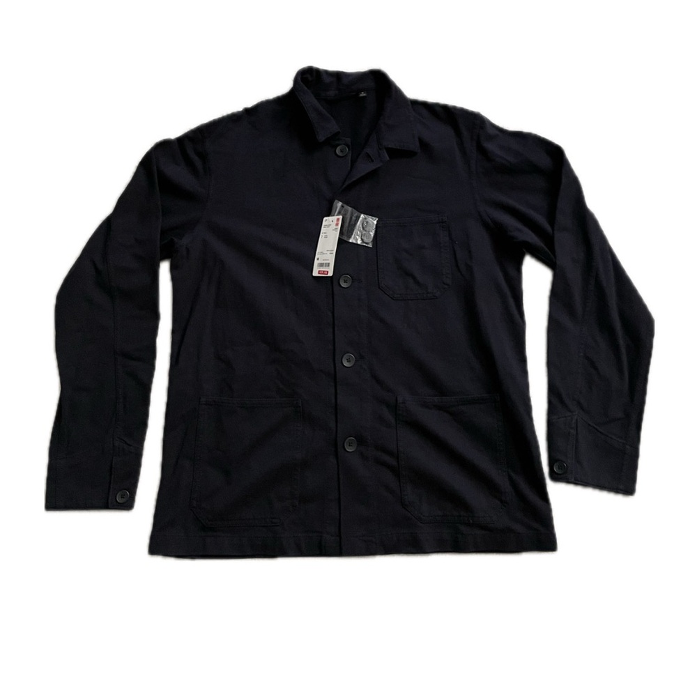 Uniqlo Navy Lightweight Shirt Jacket